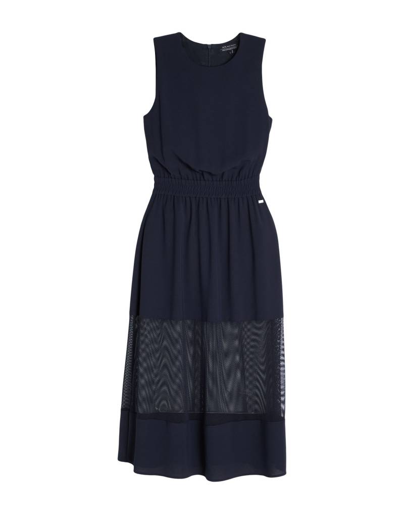 ARMANI EXCHANGE Midi-kleid Damen Marineblau von ARMANI EXCHANGE