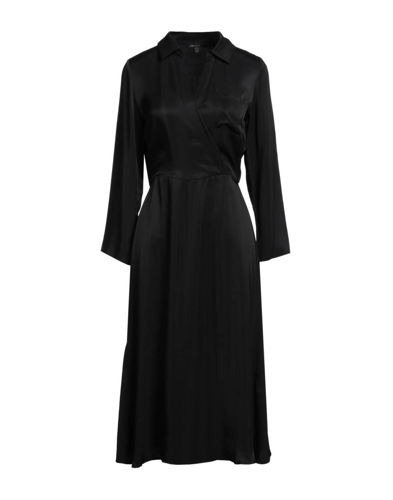 ARMANI EXCHANGE Midi-kleid Damen Schwarz von ARMANI EXCHANGE