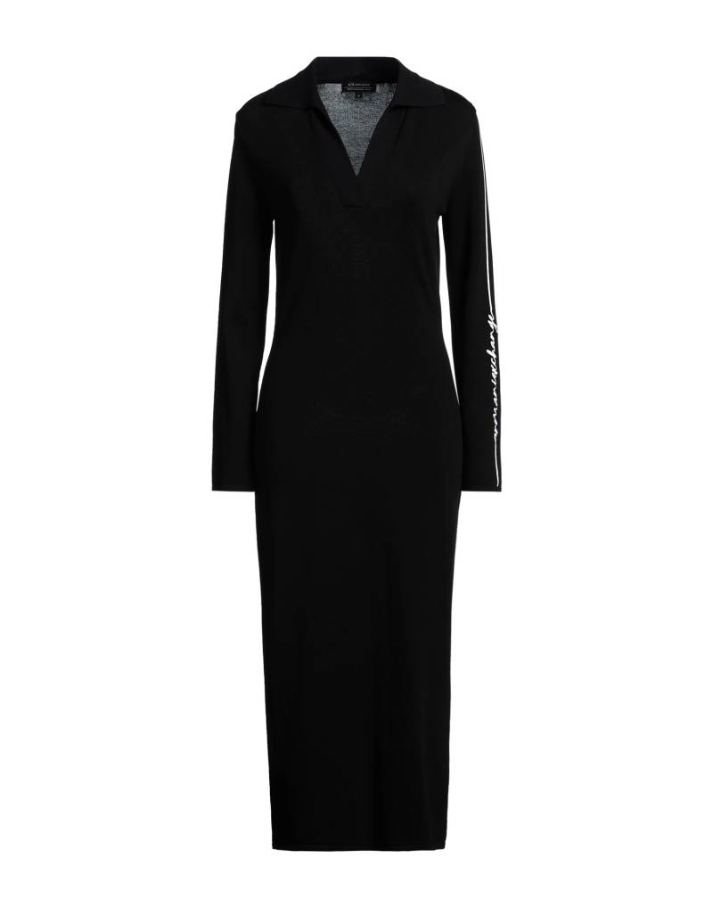 ARMANI EXCHANGE Midi-kleid Damen Schwarz von ARMANI EXCHANGE
