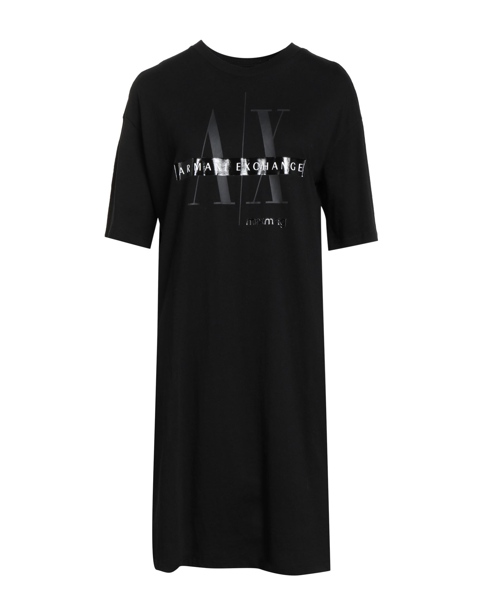 ARMANI EXCHANGE Midi-kleid Damen Schwarz von ARMANI EXCHANGE