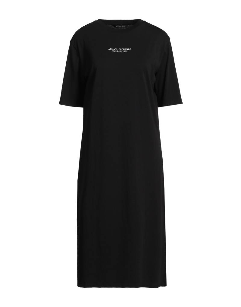 ARMANI EXCHANGE Midi-kleid Damen Schwarz von ARMANI EXCHANGE