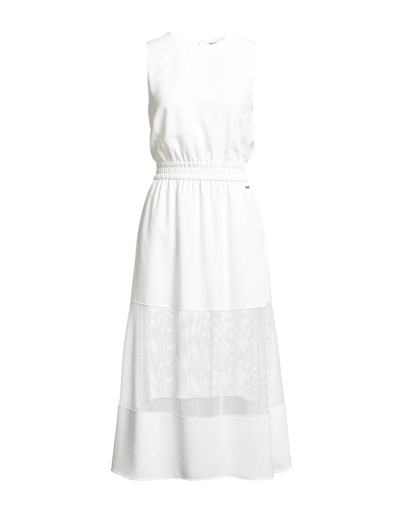 ARMANI EXCHANGE Midi-kleid Damen Weiß von ARMANI EXCHANGE