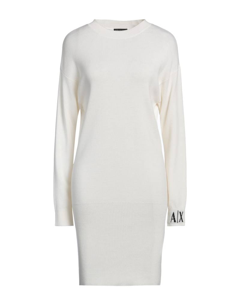 ARMANI EXCHANGE Mini-kleid Damen Cremeweiß von ARMANI EXCHANGE
