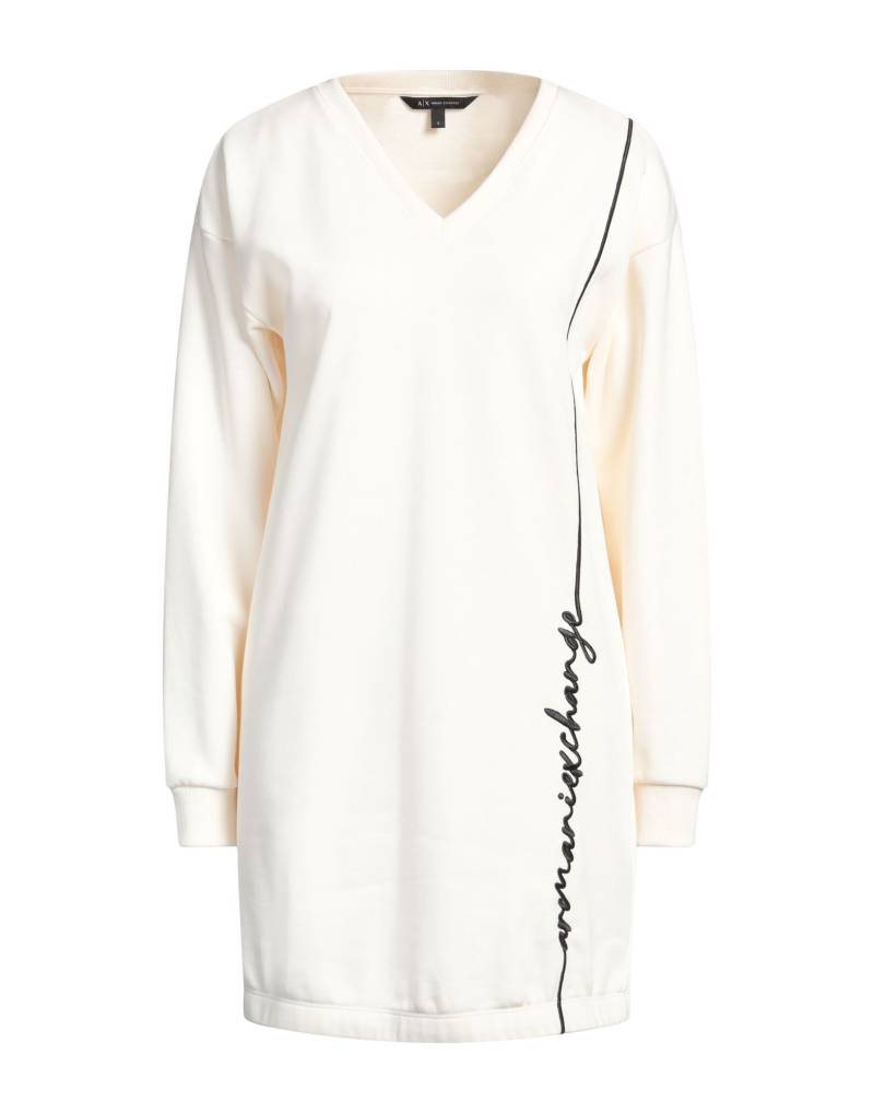 ARMANI EXCHANGE Mini-kleid Damen Cremeweiß von ARMANI EXCHANGE