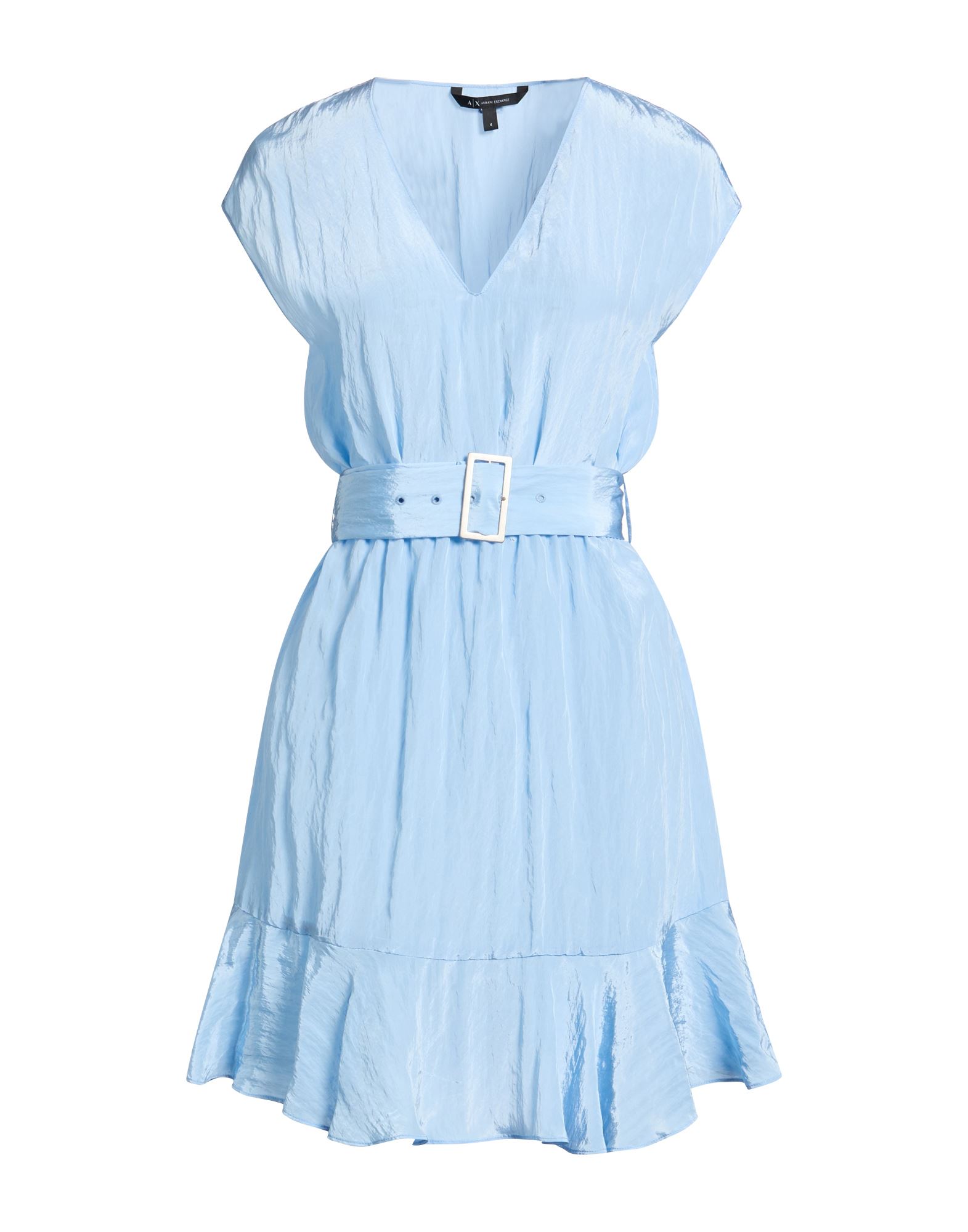 ARMANI EXCHANGE Mini-kleid Damen Hellblau von ARMANI EXCHANGE