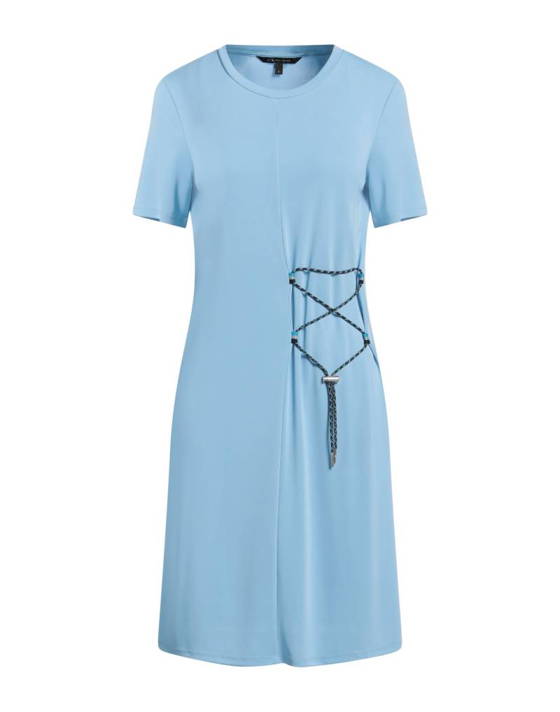 ARMANI EXCHANGE Mini-kleid Damen Himmelblau von ARMANI EXCHANGE