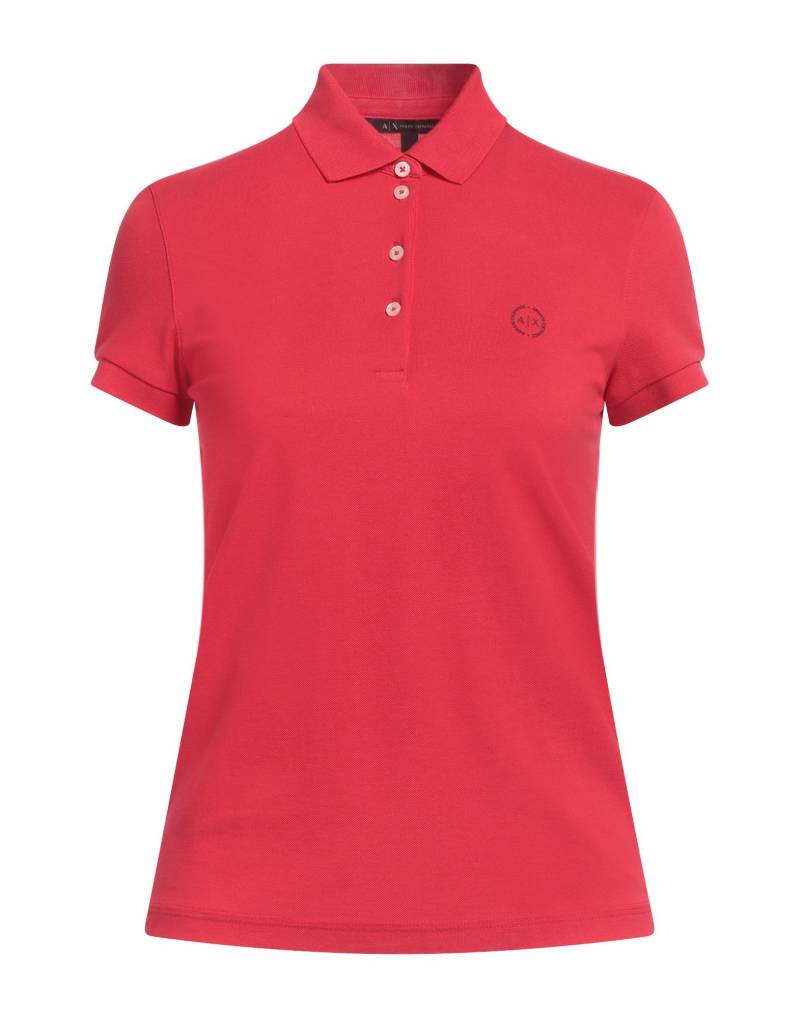 ARMANI EXCHANGE Poloshirt Damen Rot von ARMANI EXCHANGE
