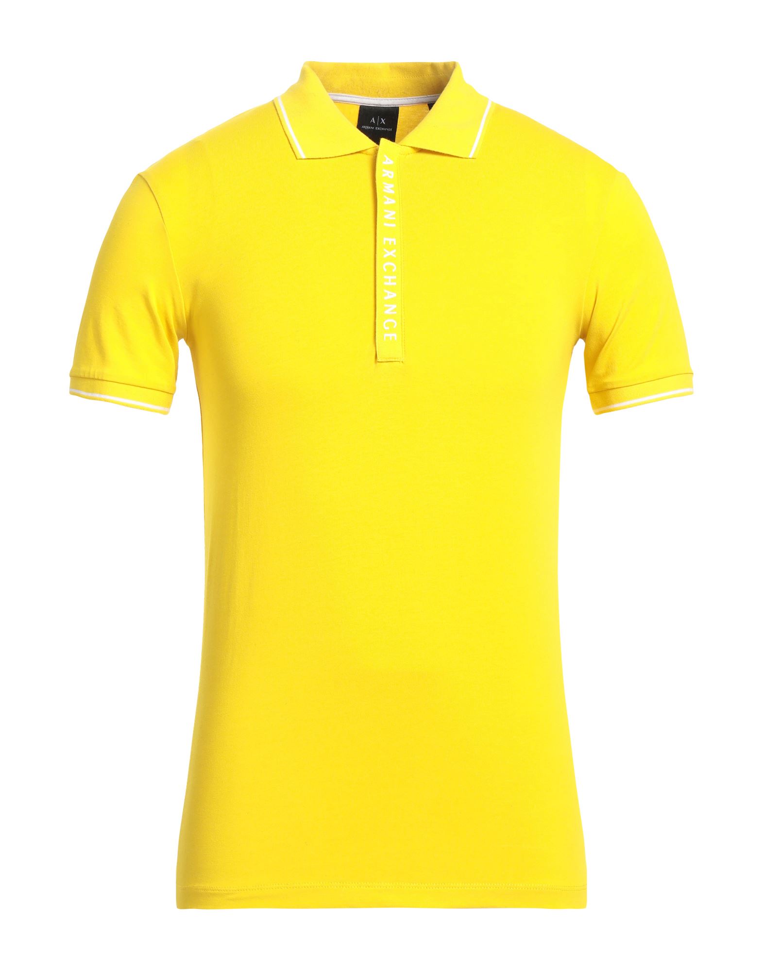 ARMANI EXCHANGE Poloshirt Herren Gelb ARMANI EXCHANGE Poloshirt Herren Gelb von ARMANI EXCHANGE