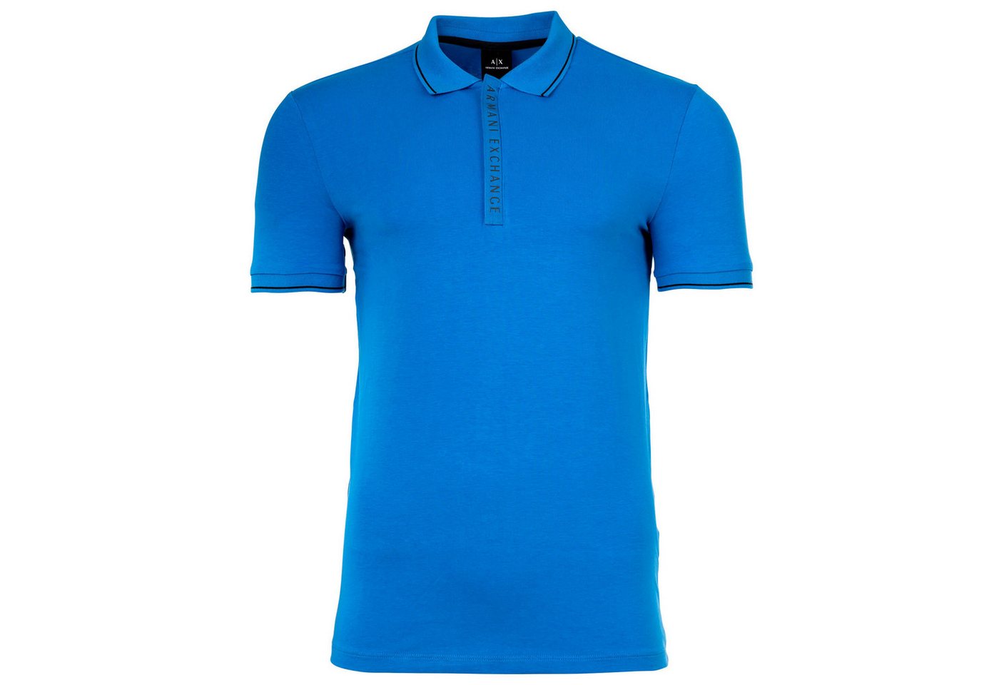 ARMANI EXCHANGE Poloshirt Herren Poloshirt - Hidden Buttons, Cotton Stretch von ARMANI EXCHANGE