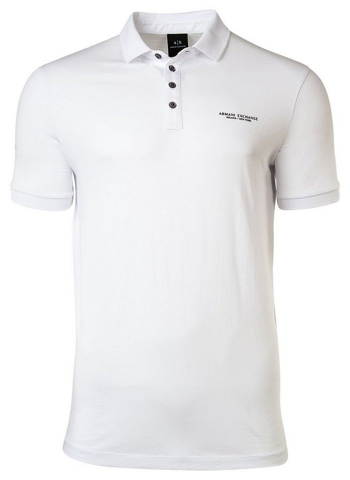 ARMANI EXCHANGE Poloshirt Herren Poloshirt - Schriftzug, Slim fit, Cotton von ARMANI EXCHANGE