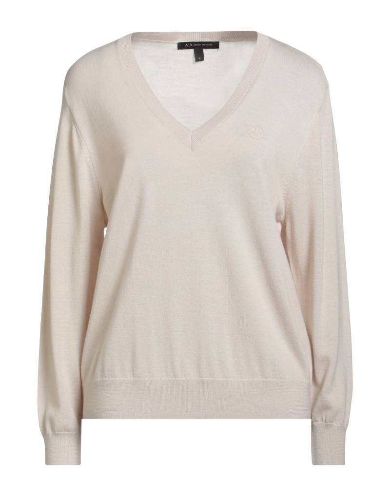 ARMANI EXCHANGE Pullover Damen Beige von ARMANI EXCHANGE