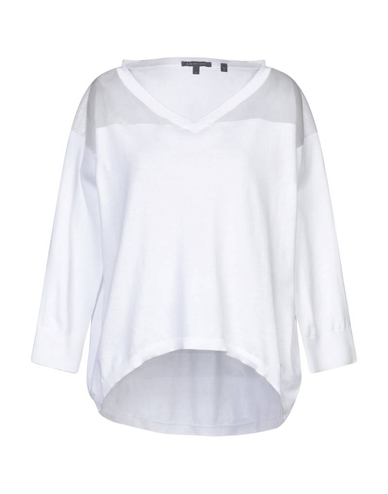 ARMANI EXCHANGE Pullover Damen Weiß von ARMANI EXCHANGE