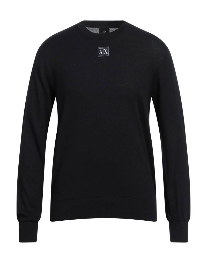 ARMANI EXCHANGE Pullover Herren Schwarz von ARMANI EXCHANGE