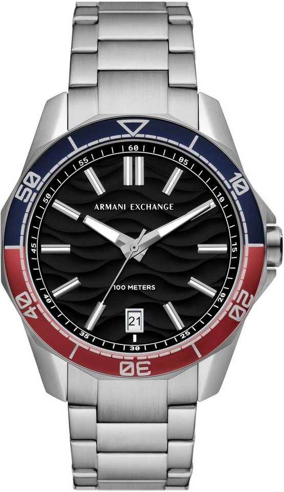 ARMANI EXCHANGE Quarzuhr AX1955, Armbanduhr, Herrenuhr, Datum, analog von ARMANI EXCHANGE