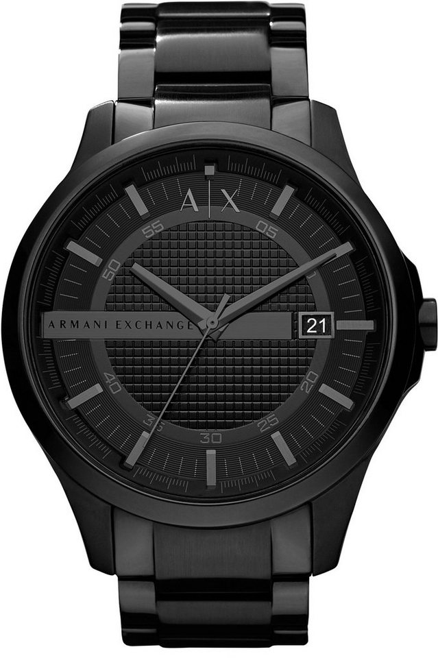 ARMANI EXCHANGE Quarzuhr AX2104, Armbanduhr, Herrenuhr, Datum, analog, Edelstahlarmband von ARMANI EXCHANGE