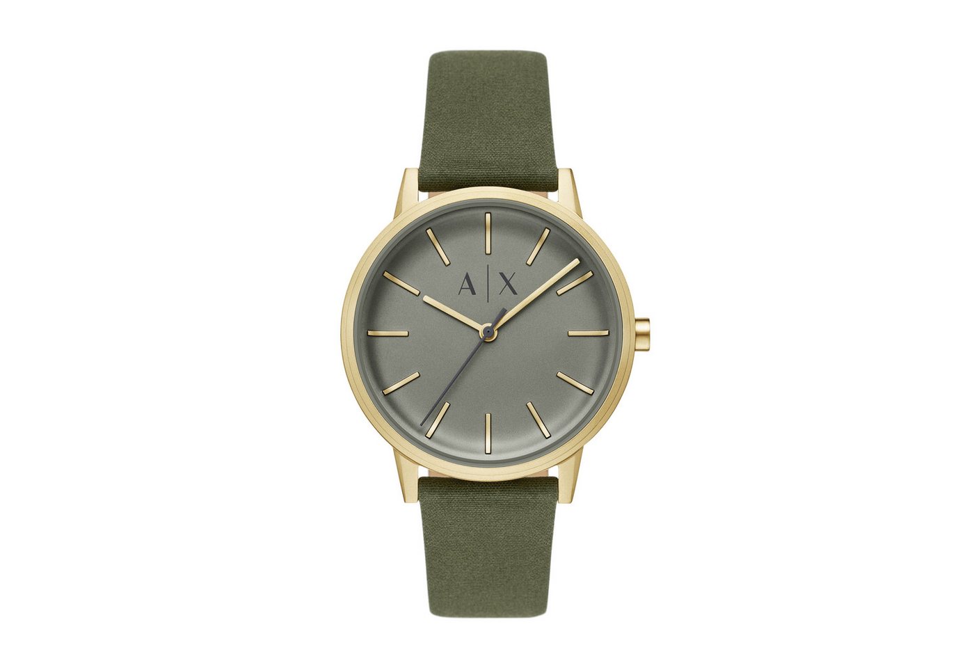 ARMANI EXCHANGE Quarzuhr AX2765, Armbanduhr, Herrenuhr, Lederarmband, analog, Tag von ARMANI EXCHANGE