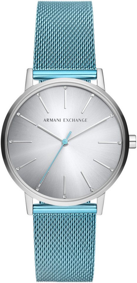 ARMANI EXCHANGE Quarzuhr AX5599, Armbanduhr, Damenuhr, analog, Edelstahlarmband von ARMANI EXCHANGE