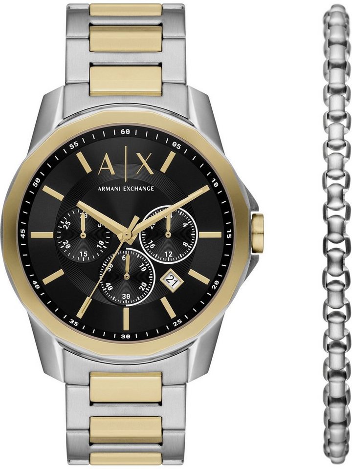 ARMANI EXCHANGE Quarzuhr Armani Exchange Herren-Uhren-Sets Analog Quarz ARMANI EXCHANGE Quarzuhr Armani Exchange Herren-Uhren-Sets Analog Quarz von ARMANI EXCHANGE