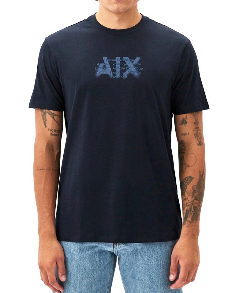 ARMANI EXCHANGE Rundhalsshirt Regular Fit Logo Shirt - 6DZTHH von ARMANI EXCHANGE