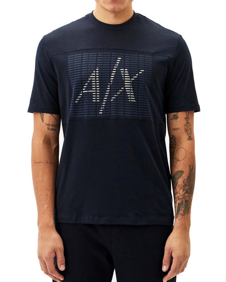 ARMANI EXCHANGE Rundhalsshirt Regular Fit Logo Shirt - 6DZTJD von ARMANI EXCHANGE