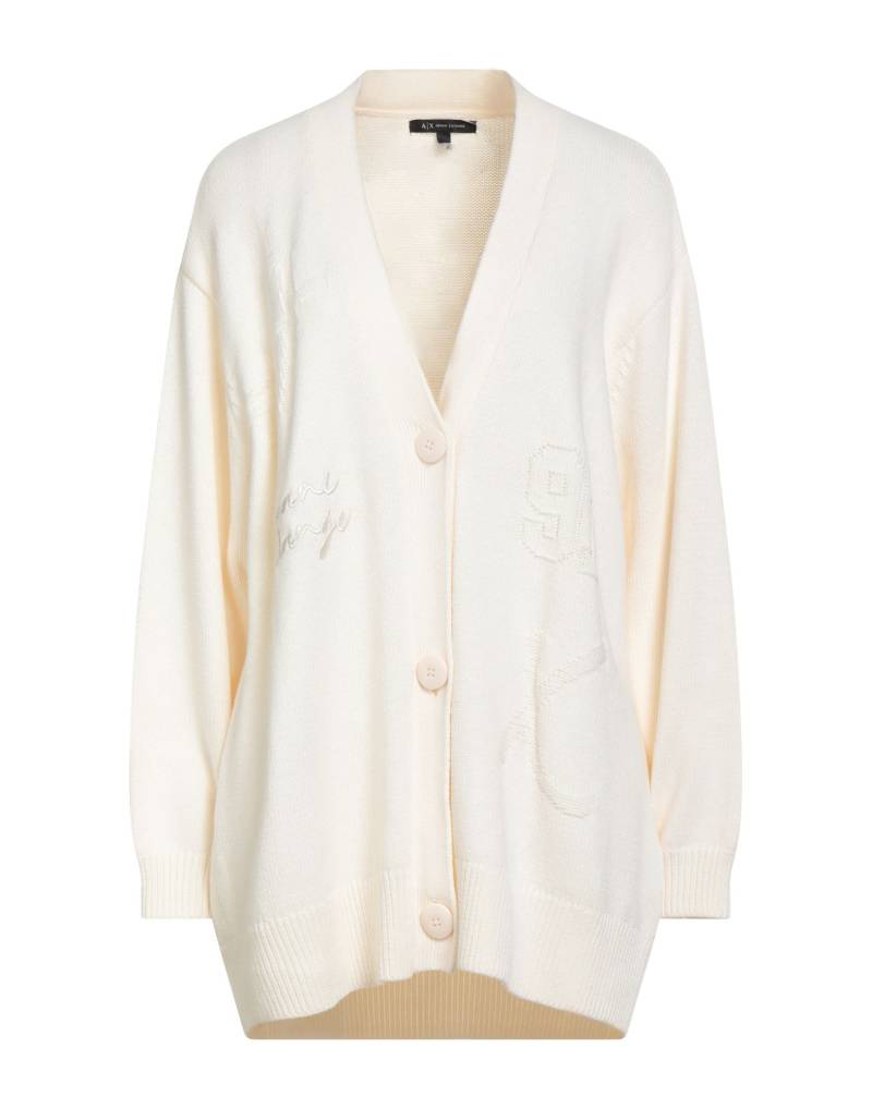 ARMANI EXCHANGE Strickjacke Damen Cremeweiß von ARMANI EXCHANGE