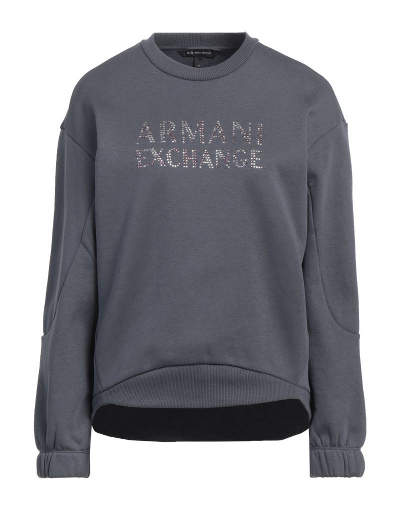 ARMANI EXCHANGE Sweatshirt Damen Grau von ARMANI EXCHANGE