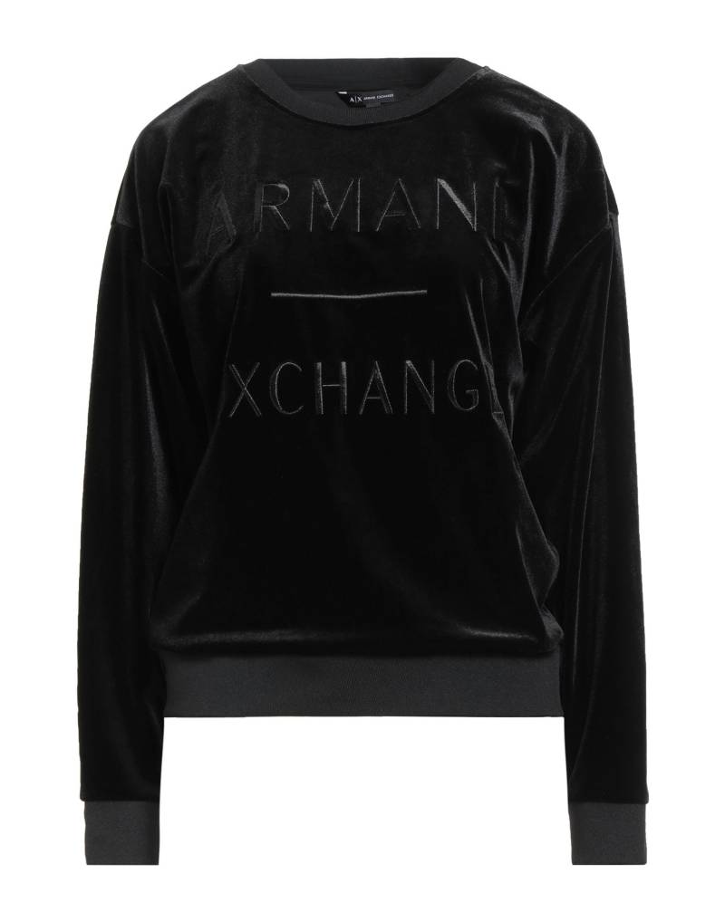 ARMANI EXCHANGE Sweatshirt Damen Schwarz von ARMANI EXCHANGE