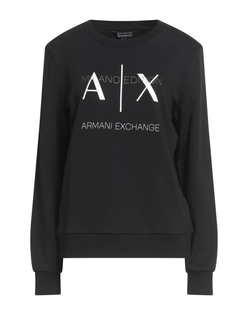ARMANI EXCHANGE Sweatshirt Damen Schwarz von ARMANI EXCHANGE