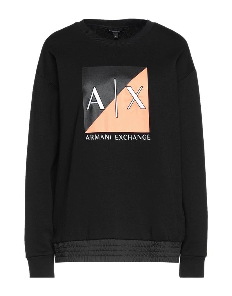 ARMANI EXCHANGE Sweatshirt Damen Schwarz von ARMANI EXCHANGE