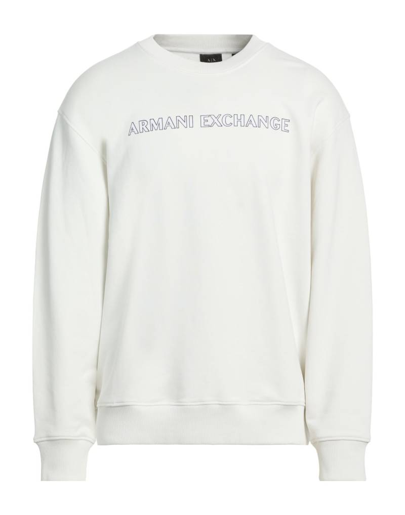 ARMANI EXCHANGE Sweatshirt Herren Off white von ARMANI EXCHANGE