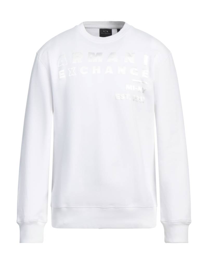 ARMANI EXCHANGE Sweatshirt Herren Weiß von ARMANI EXCHANGE