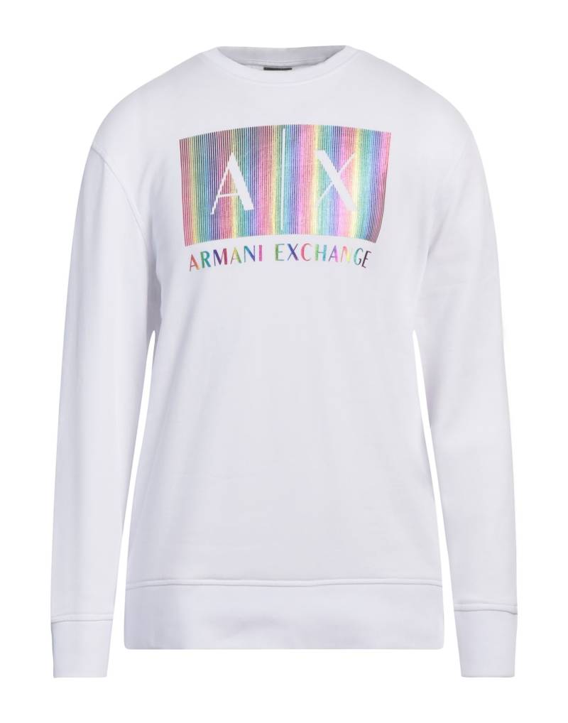 ARMANI EXCHANGE Sweatshirt Herren Weiß von ARMANI EXCHANGE