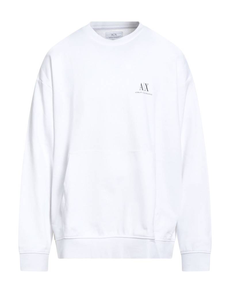 ARMANI EXCHANGE Sweatshirt Herren Weiß von ARMANI EXCHANGE