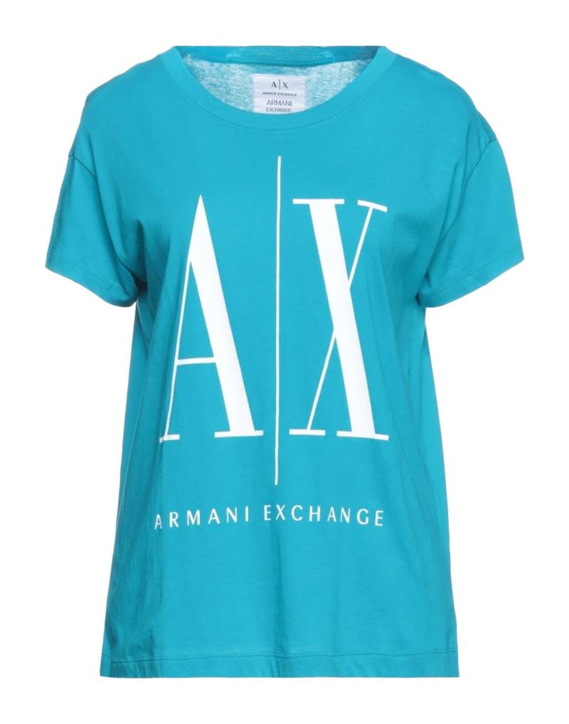 ARMANI EXCHANGE T-shirts Damen Azurblau von ARMANI EXCHANGE