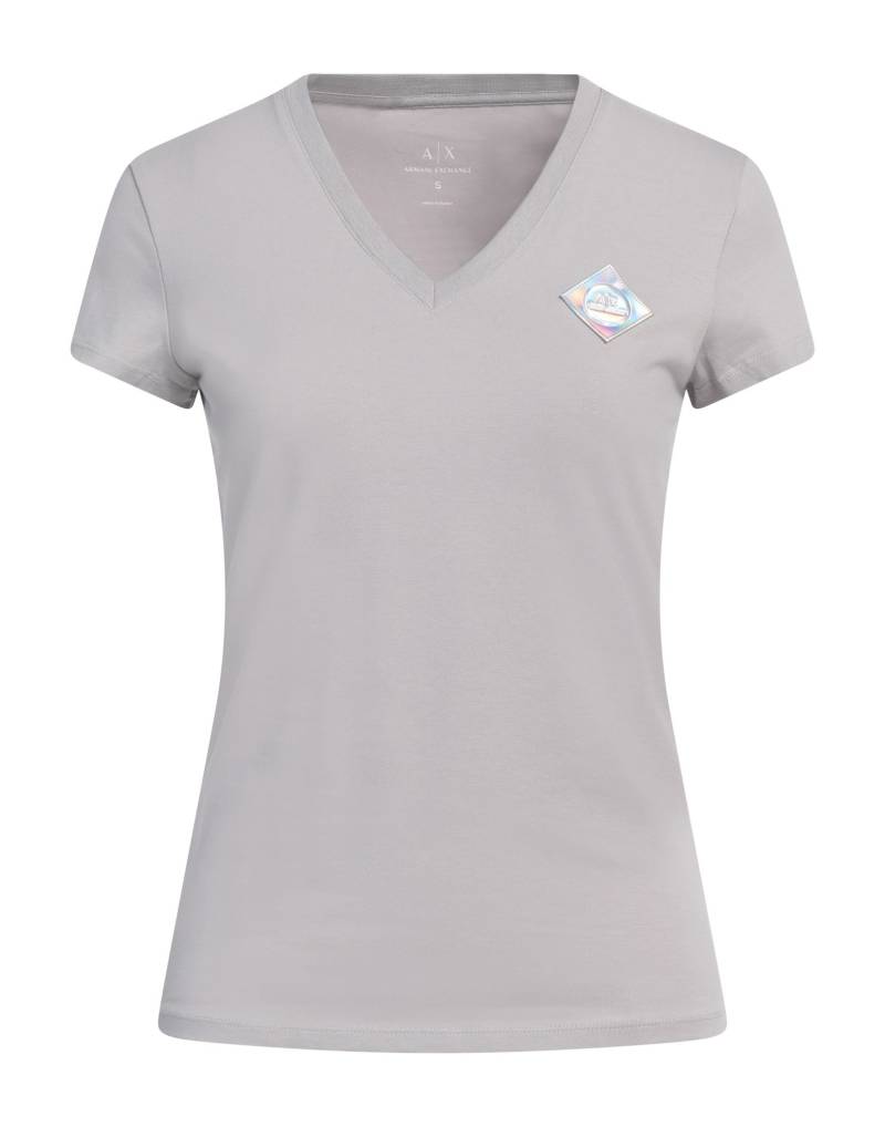 ARMANI EXCHANGE T-shirts Damen Hellgrau von ARMANI EXCHANGE