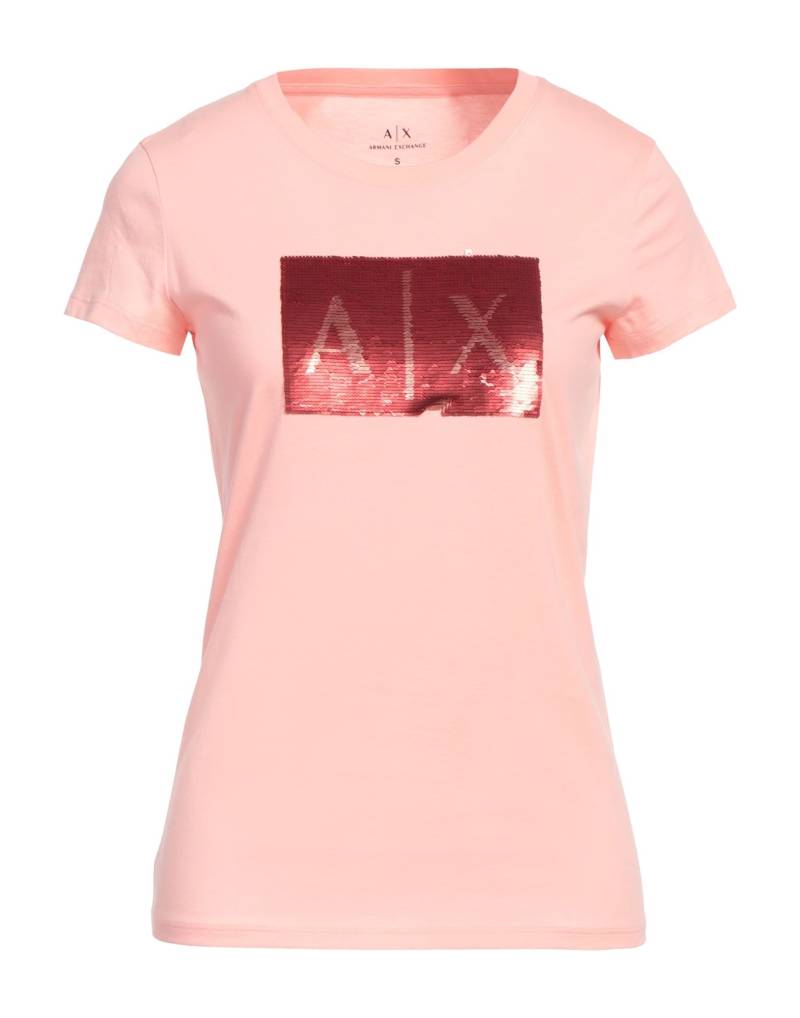 ARMANI EXCHANGE T-shirts Damen Lachs von ARMANI EXCHANGE