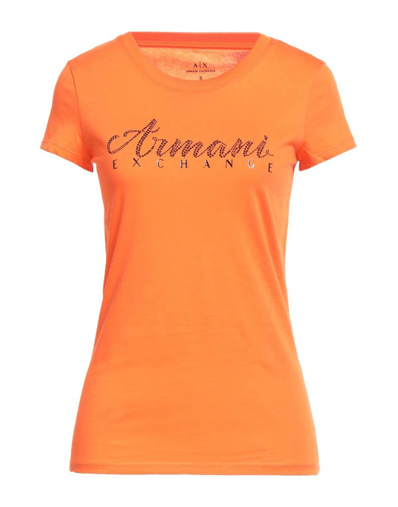 ARMANI EXCHANGE T-shirts Damen Orange von ARMANI EXCHANGE