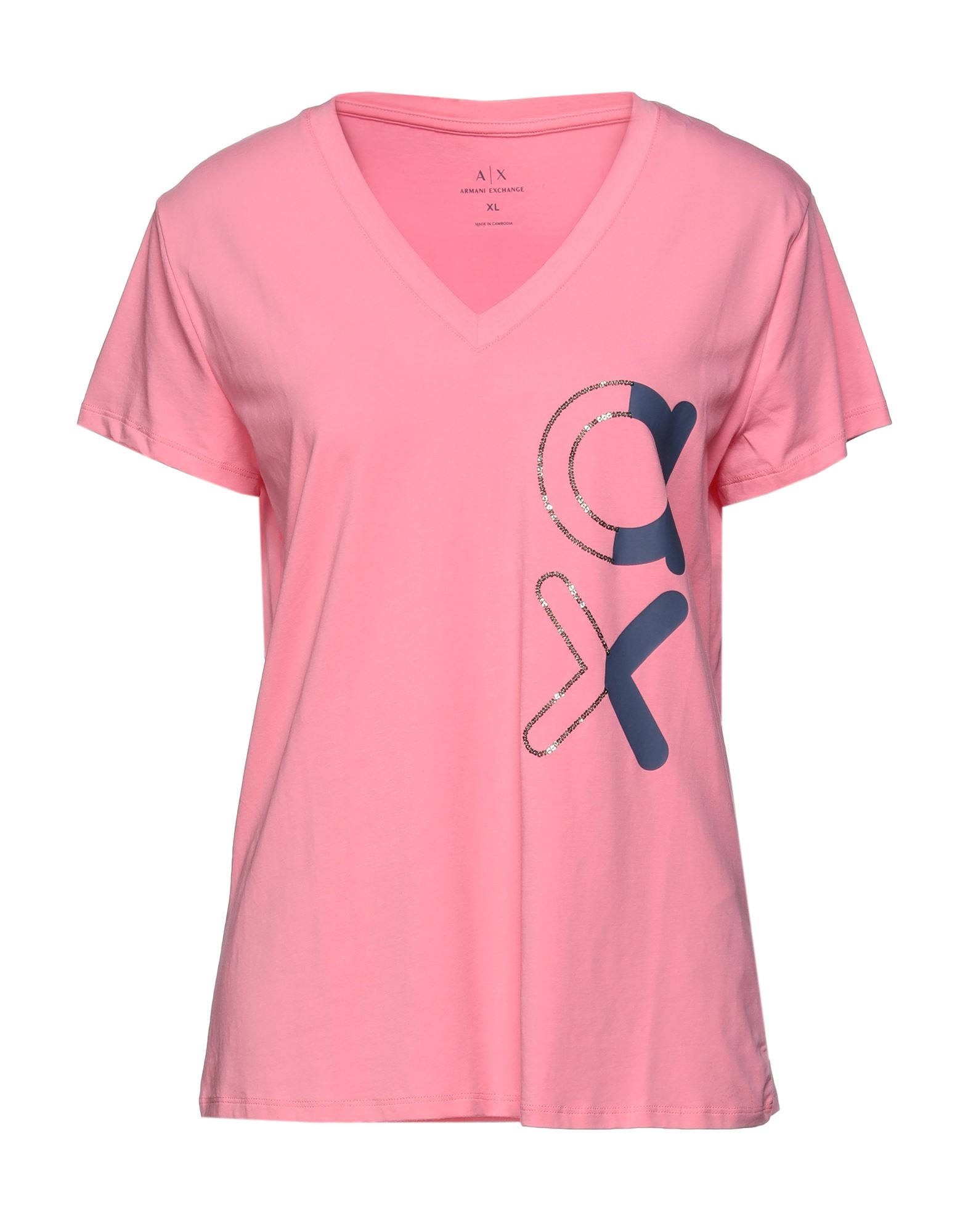 ARMANI EXCHANGE T-shirts Damen Rosa von ARMANI EXCHANGE