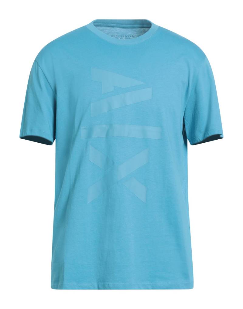 ARMANI EXCHANGE T-shirts Herren Azurblau von ARMANI EXCHANGE
