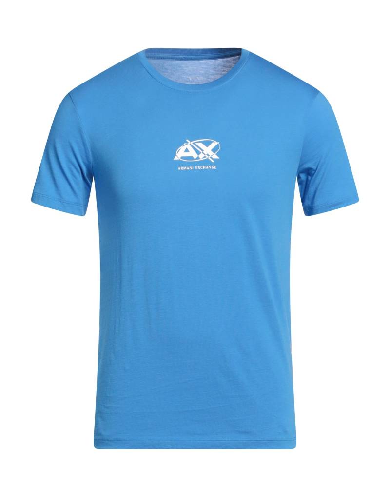 ARMANI EXCHANGE T-shirts Herren Azurblau von ARMANI EXCHANGE