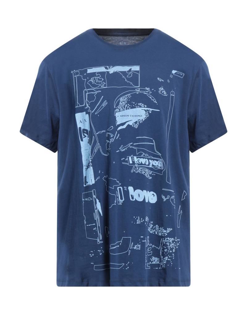 ARMANI EXCHANGE T-shirts Herren Blau von ARMANI EXCHANGE