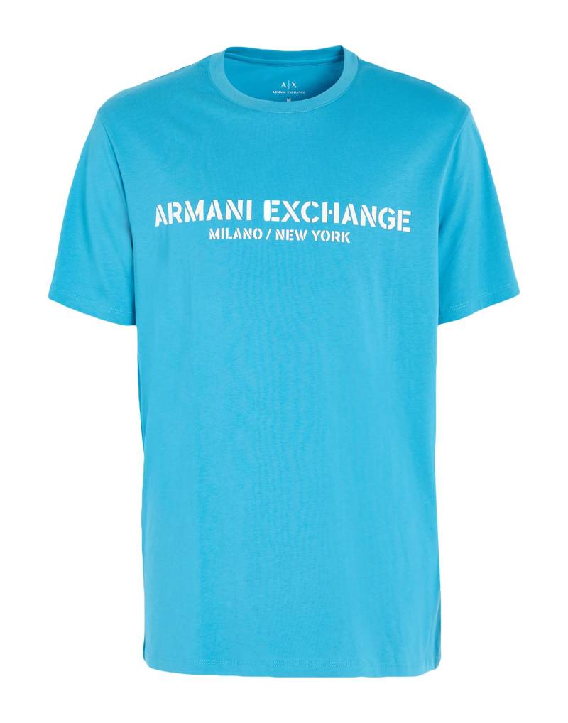 ARMANI EXCHANGE T-shirts Herren Hellblau von ARMANI EXCHANGE