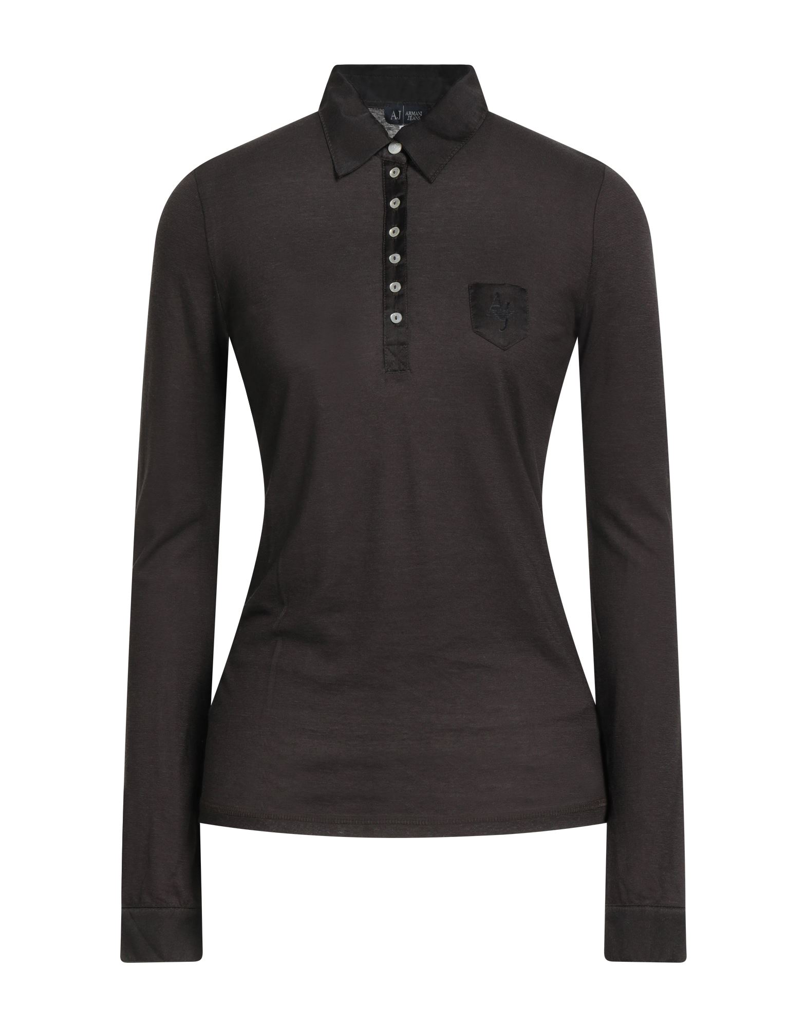 ARMANI JEANS Poloshirt Damen Dunkelbraun von ARMANI JEANS