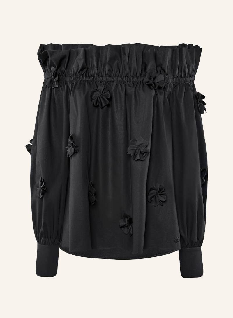 Armargentum Cold-Shoulder-Bluse Kara schwarz von ARMARGENTUM