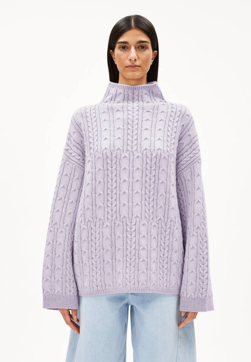 AAORI VANISE | oatmilk-frozen lavender Pullover aus Bio-Woll Mix S von ARMEDANGELS
