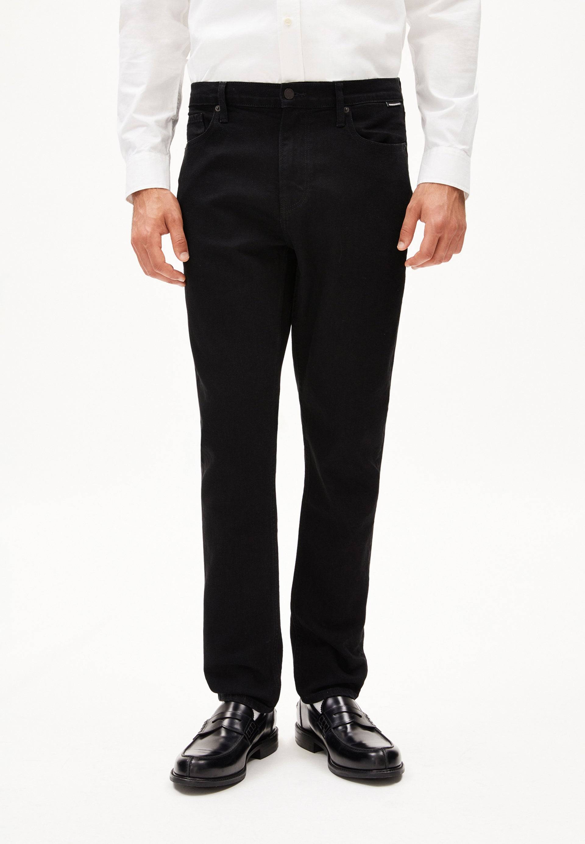 AARJO TARPA | rinse black Tapered Jeans recycelter Baumwoll Mix Comfort Stretch 30 / 32 von ARMEDANGELS