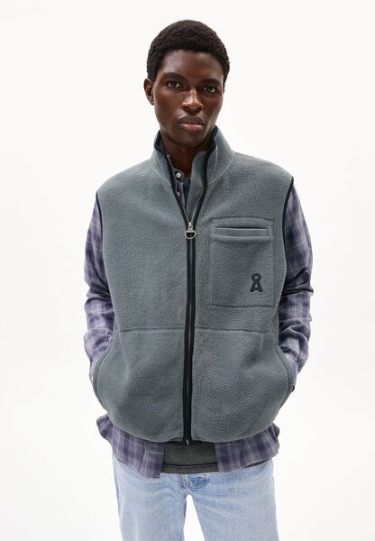 ARMEDANGELS AABLEO FLEECE VEST - Herren Fleeceweste aus Bio-Baumwolle von ARMEDANGELS