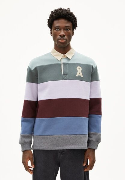 ARMEDANGELS AADRU LS RUGBY FLEECE - Herren Sweatshirts aus Bio-Baumwolle von ARMEDANGELS