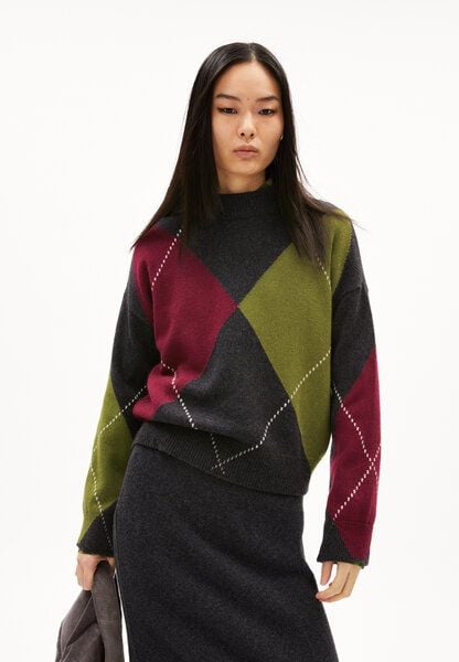 ARMEDANGELS AAELGIAS ARGYLE - Damen Pullover Loose Fit aus Bio-Woll Mix ARMEDANGELS AAELGIAS ARGYLE - Damen Pullover Loose Fit aus Bio-Woll Mix von ARMEDANGELS