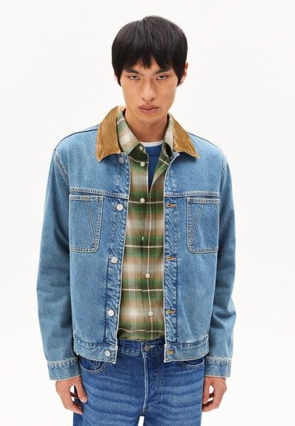 ARMEDANGELS AASHTON DENIM JACKET - Herren Jeansjacke aus recycelter Baumwolle von ARMEDANGELS